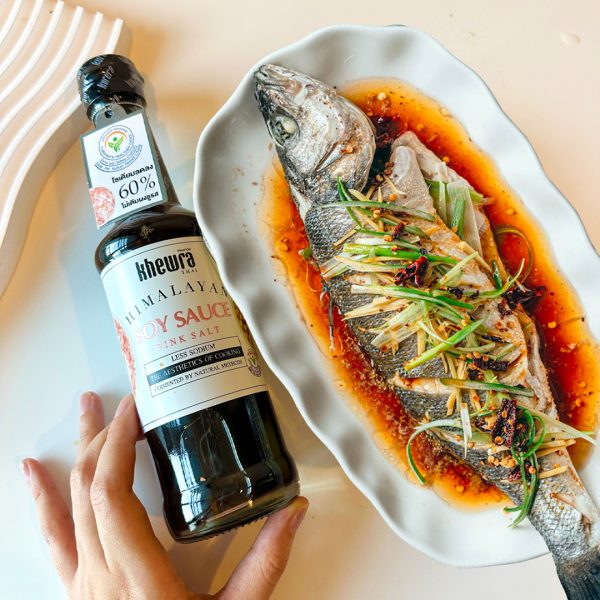 Fish with Khewra Soy Sauce