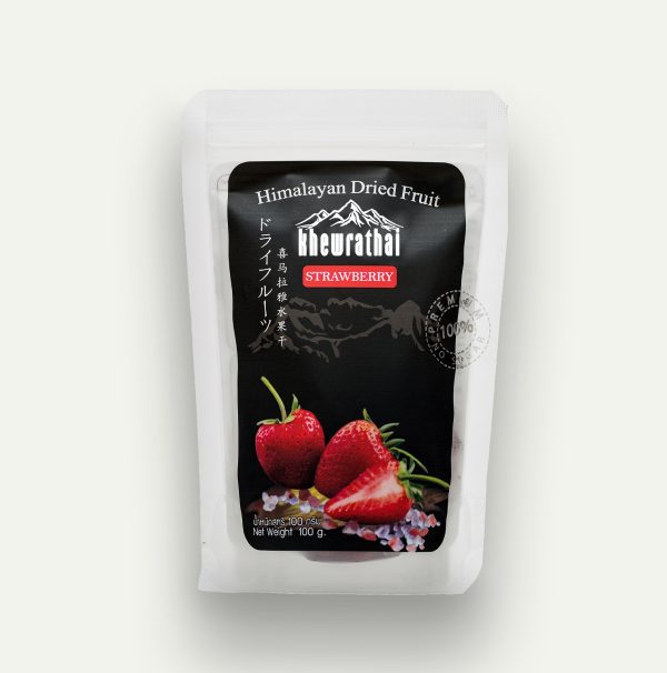Khewra Dried Strawberry with Himalayan Salt